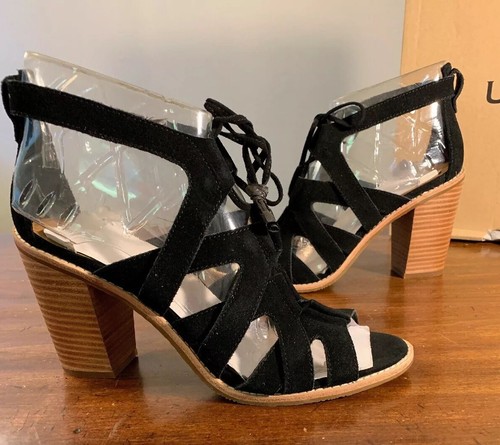 UGG HARRIS 1020323 BLACK BLOCK/ HEALS SIZE 11 100% AUTHENTIC BRAND NEW**WOMAN’S - Picture 8 of 12
