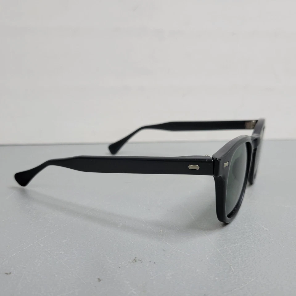 Gafas de sol redondas negras vintage con lentes unisex 2738M Corea Foto 2 de 4