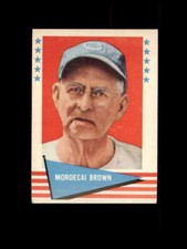 1961 Fleer Baseball #011 Mordecai Brown STARX 4 VG/EX  (LS809005)