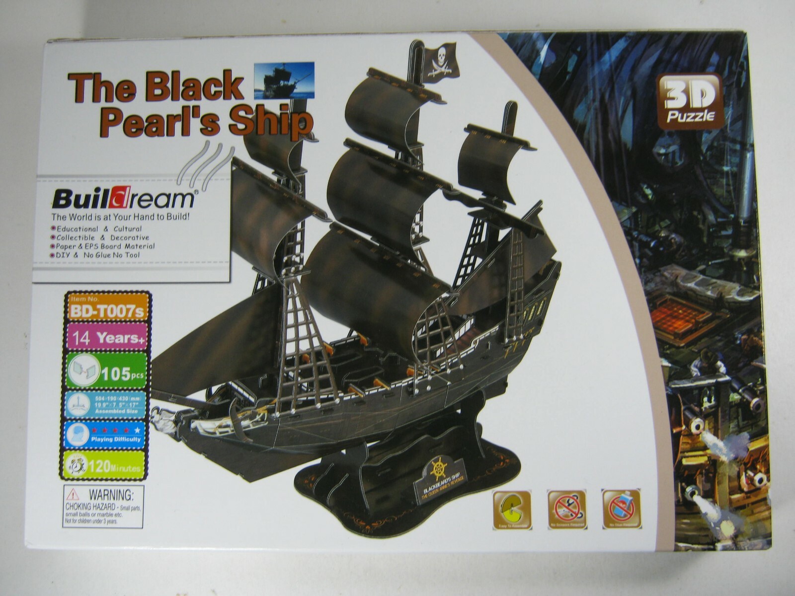 black pearl 3d puzzle
