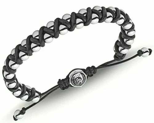 Diesel Leather Stainless Steel Fashion Jewelry