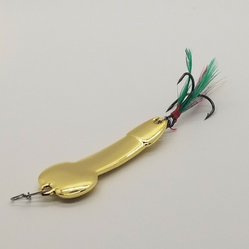 Fishing Spoon Artificial Lure Bass Penis Dick Shape Tackle Spinner 5g 15g 20g - Picture 16 of 28