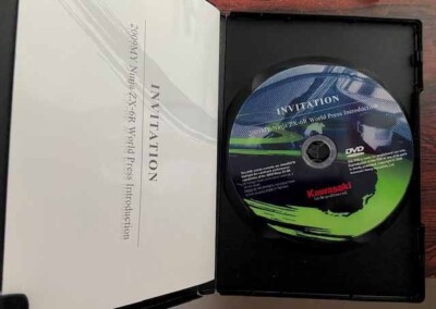 KAWASAKI 2009 motorcycle press kit new model CD-ROM NINJA ZX-6R