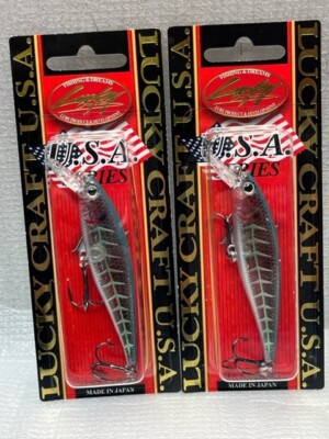 2 Lucky Craft Pointer78 SP ~ Jerkbaits ~ Suspending ~ Blue Back Bone Shad ~ NIP