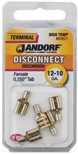 Jandorf 60821 Disconnect Terminal, 12 to 10 AWG Wire - pack of 5
