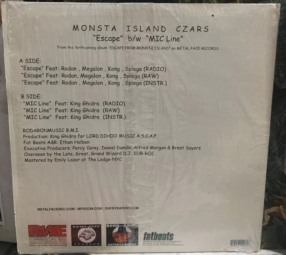 洋楽 M.I.C / ESCAPE FROM MONSTA ISLAND! Monsta Island Czars - Escape From Monsta Island! [Full Album