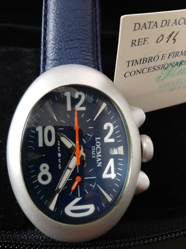 Locman Orologio Chronograph Water Resistent Vitage nuovo con certificato. - Foto 9 di 10
