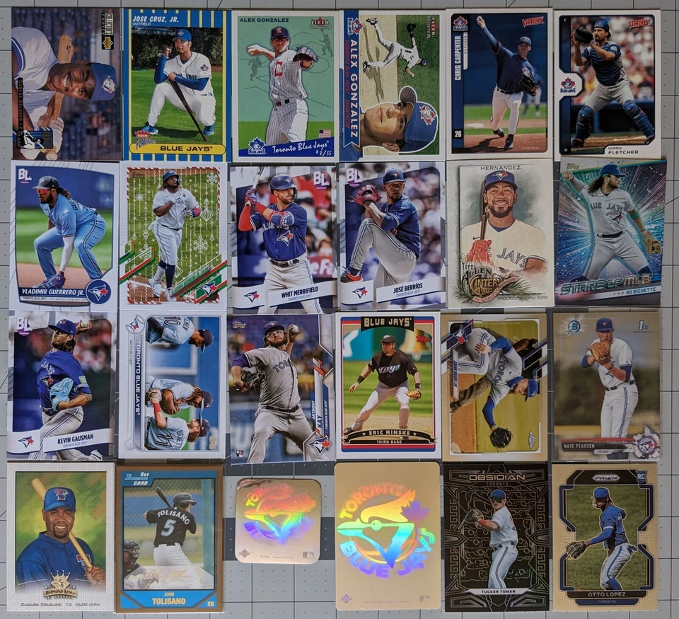 Toronto Blue Jays 96 Baseball Card Lot Rookies Prospects Cade Doughty #d/199 - Image 3 of 4