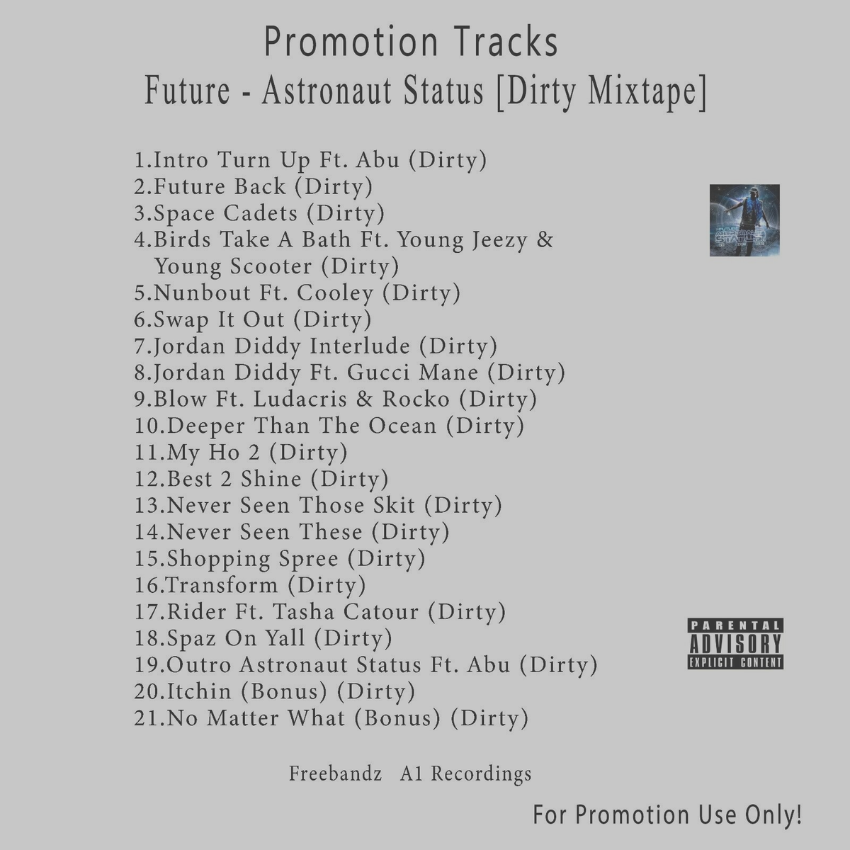 7 CD Lot Rap/Hip-Hop, R&B.. White CD. Future [Dirty Albums