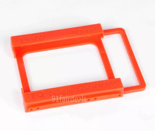 2.5 to 3.5 Inch SSD HDD Mounting Adapter Bracket Dock Holder Mounting Caddy Red