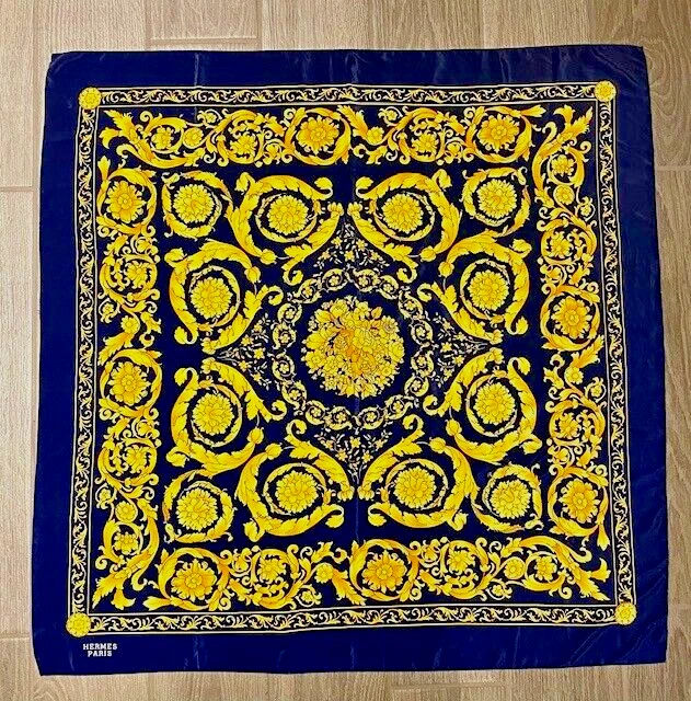 Hermes — Hermes Paris France Seta-Silk Scarf VINTAGE