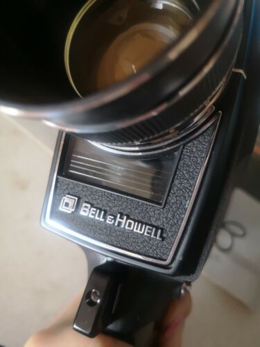 Vintage Bell & Howell 1230 Filmosonic XL Film Video Camera con scatola e Manuale - Bild 1 von 12