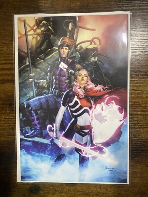 KNIGHTS OF X #1 * NM+ * JAY ANACLETO VIRGIN VARIANT EXCLUSIVE GAMBIT X-MEN   