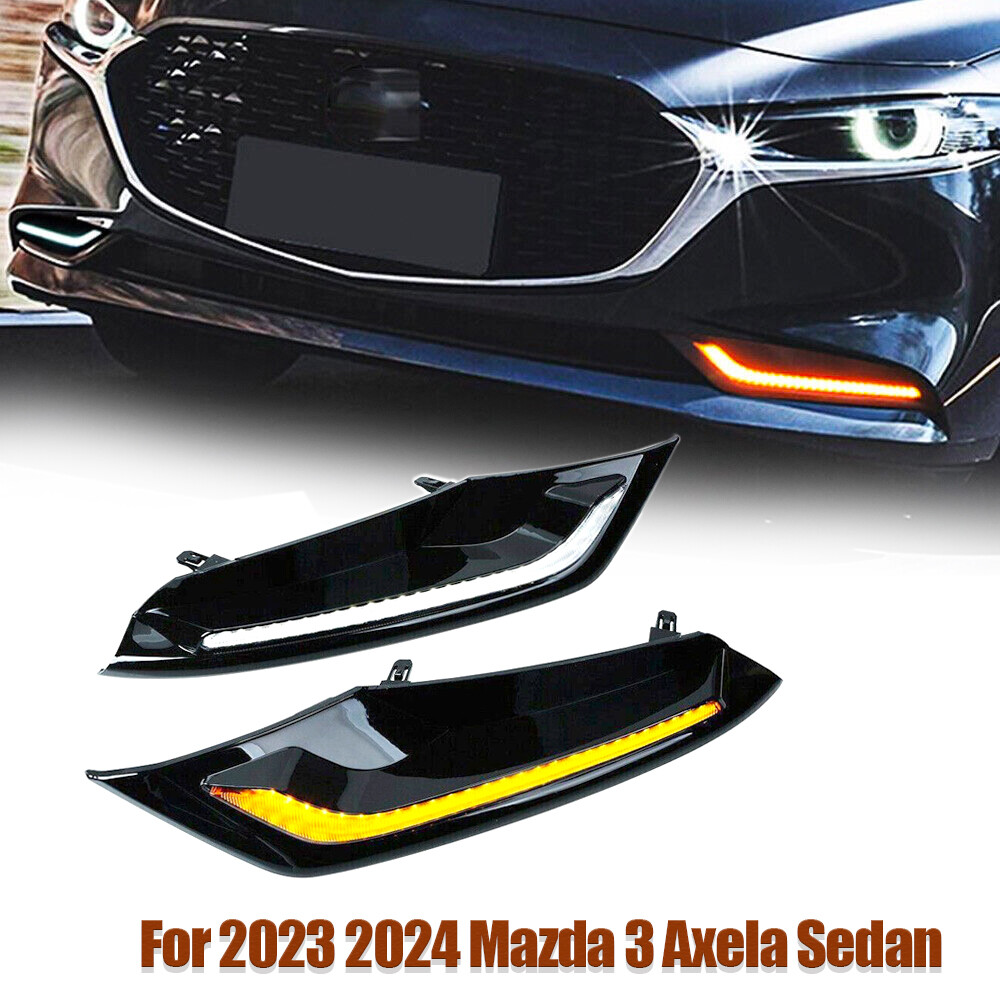For 2023-2024 Mazda 3 Axela Sedan LED Daytime Running Light Turn