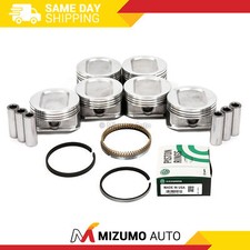 Pistons W Rings Fit 97-04 Ford F150 E150 E250 Freestar Mercury 4.2l Ohv