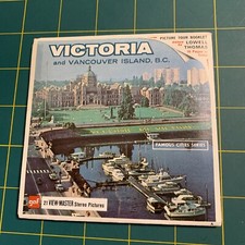 Gaf A015 Victoria Vancouver Island BC Canada Cities view-master 3 reels packet