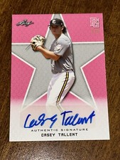 CASEY TALLENT 2020 Leaf Perfect Game PINK AUTOGRAPH #1/3 CLEMSON