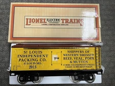 + Lionel MTH Standard Tinplate TCA 2014 St Louis Packing 214R Refrigerator Car