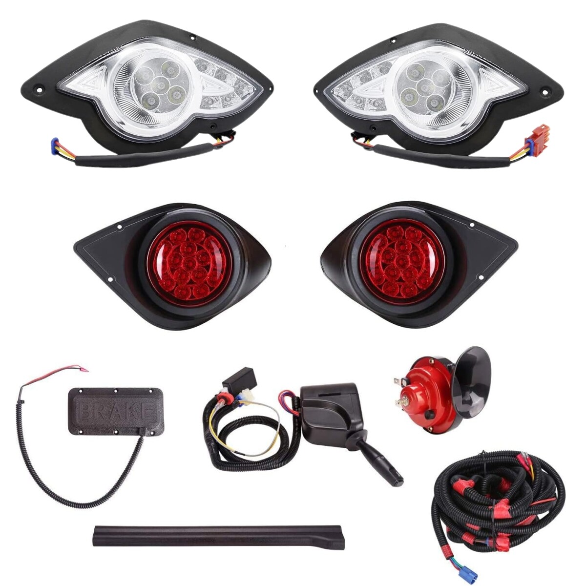 Golf Cart Street Legal Light Kit Deluxe Accessories For Yama