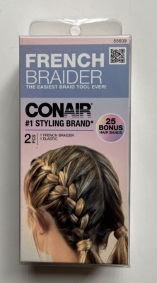 Conair French Braider Hair Style Tool #55609 Purple NEW