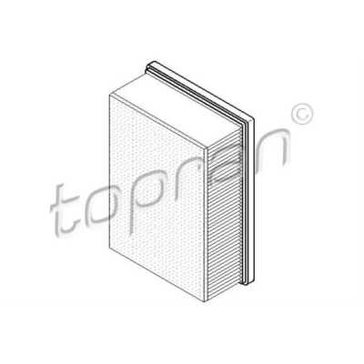 TOPRAN Filtereinsatz Luftfilter passend für Peugeot 307 Citroën C4 I 720 963