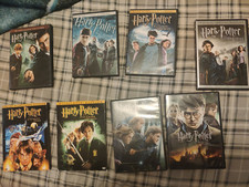HARRY POTTER Lot of 8 DVD Movies Wide Screen/Full Screen  COMPLETE SERIES