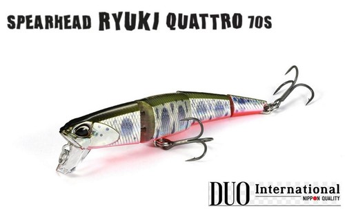 DUO Spearhead Ryuki Quattro 70S Japon Wobbler, Pêche, Appât ,Truite,Prédateurs - Photo 3/17