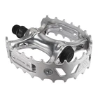 SE Bikes Bear Trap Platform Pedals 9/16 Pair of Silver SE Racing BPS