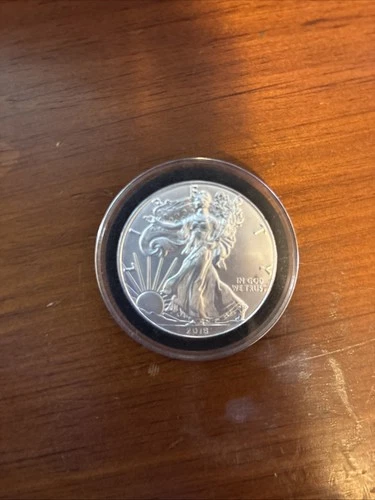 2018 American Eagle Silver Dollar / 1 oz .999 Silver / Uncirculated