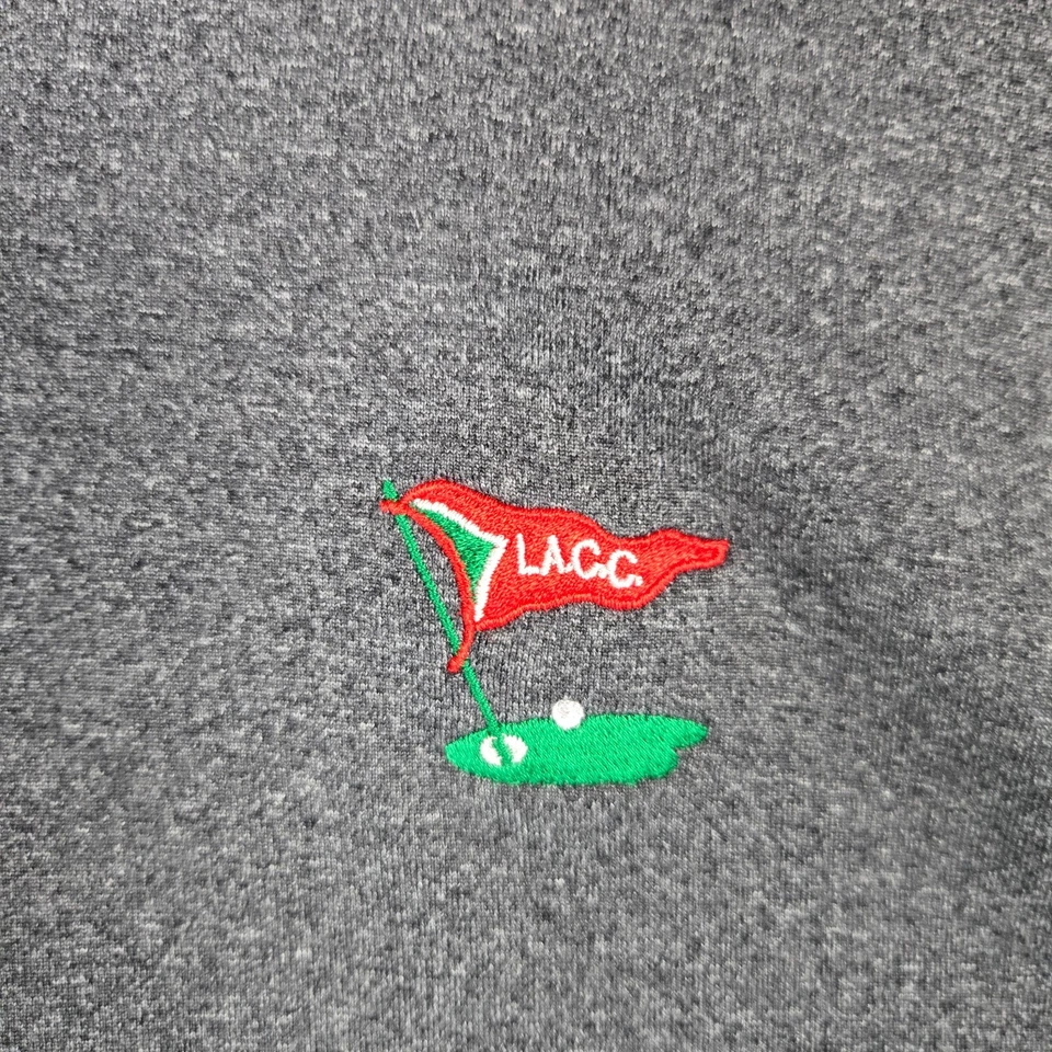Pullover GRIS MATE x LOS ANGELES CC Para Hombres Talla 2XL Rendimiento Grueso 1/4 Cremallera LACC Foto 2 de 4