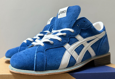 ASICS Weight Lifting Shoes Weight Lifting Blue x White  STANDARD 1163A006.400