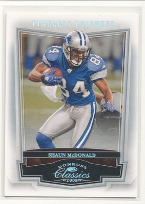 2008 Donruss Classics Shaun Mcdonald Timeless Tributes Silver 073/100