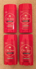 NEW Lot of 4 Old Spice Classic Original Scent Stick Deodorant 3.25 oz. ea.