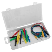 JEGS W2938 Back Probe Lead Set 20-Piece Set 3 Probe Configurations 5 Colors and
