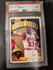 1995-96 Topps #4 Michael Jordan PSA 9 Graded Card NBA 95-96 Active Leader Steals