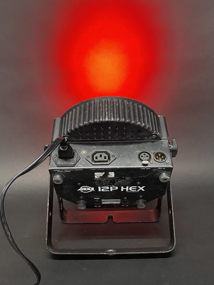American DJ ADJ 12P HEX IP Outdoor RGBAW + UV LED DMX Par Can Wash Up-Light RS11 - Image 2 of 4