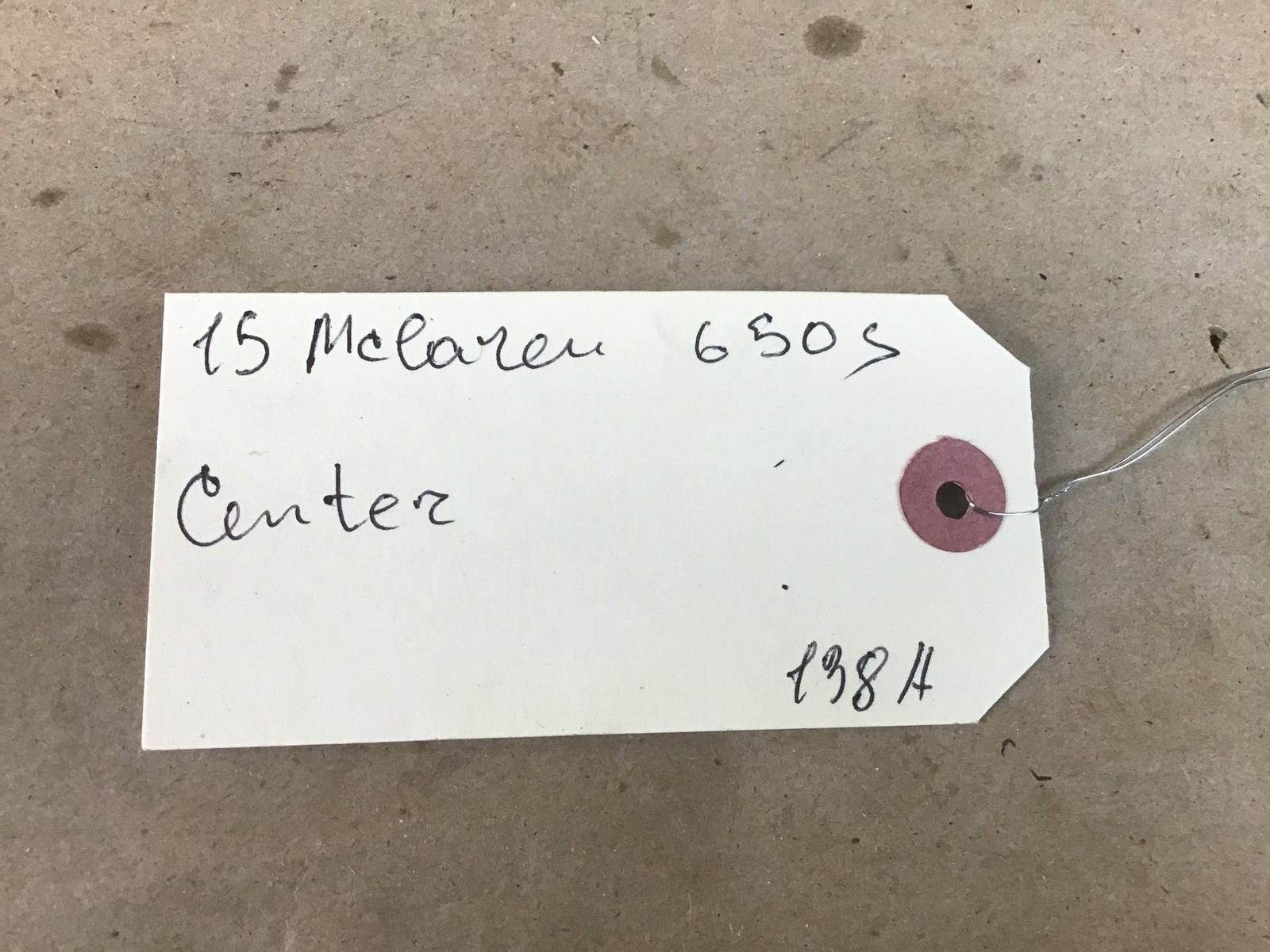 McLaren 650S 2015 Rear Bulkhead Heat Shield Cover Panel 15-17 :A