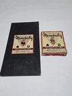 Vtg 1950's Monopoly Popular Edition Wooden Pieces Parker Brothers With Board