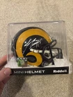 Jim Everett Signed Rams Mini  2x NFL Passing TD Leader Inscription Beckett COA