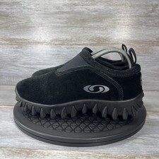 Salomon Womens Contragrip CX Shoes Black Snow Clog Moc Trail Hiking Size 7