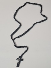 Collier pendentif croix catholique fantaisie élégant bijou religieux occasion fe