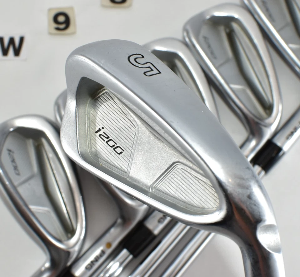 Ping i200 6p 5-6-7-8-9-W RH Gold Dot DG 105 R300 Regular Golf Iron Set Clubs - Image 4 of 4