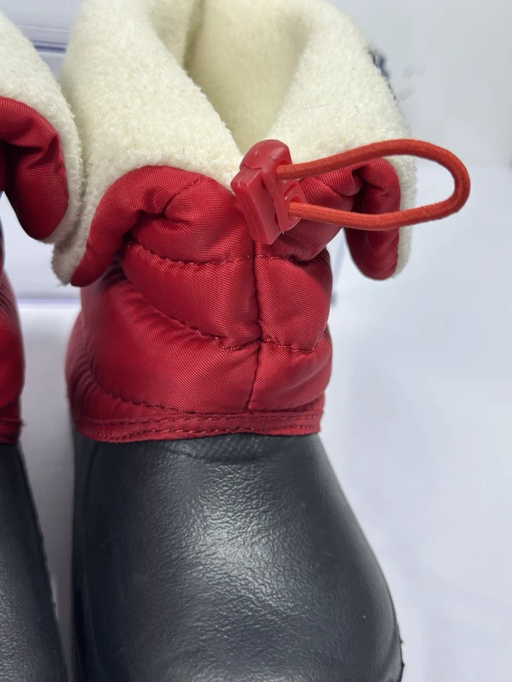 Vintage Elmo Sesame Street Toddler Snow Booties Size 8 -Fleece Lined Winter RARE - Image 3 of 4
