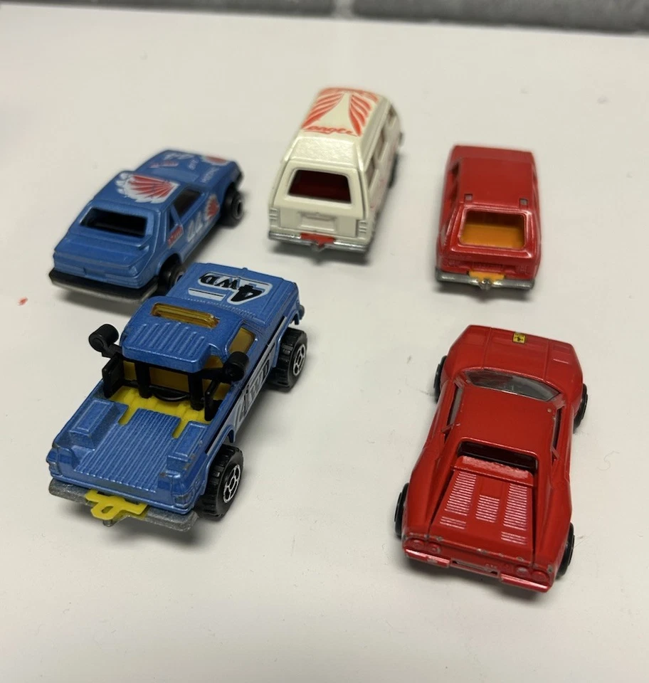 老式 Majorette 压铸汽车套装 (5) 法拉利 GTO 野马 SVO 高尔夫 Depanneuse — 第 3/4 张图片