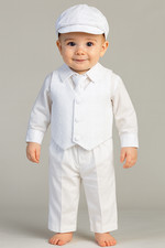 Corey - Baby Boys Baptism  Christening Outfit w/ Pants