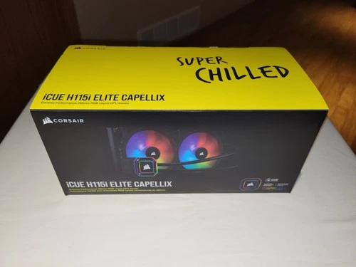 Corsair iCUE H115i ELITE CAPELLIX Liquid CPU Cooler - Multicolor 280mm (2x140mm)