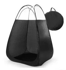 Spray Tan Pop-Up Tent in Black - With Bag - Shipped From United States