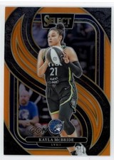 2025 Panini Select WNBA Premier Level Orange Prizm /125 Kayla McBride #113 1jb0