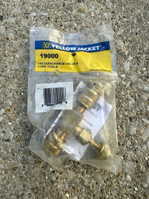 #ad Yellow Jacket 19000 3 in 1 Vacuum Charge Valve amp; Core Tool $49.99