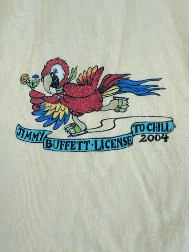 Camisa de Tour Jimmy Buffett 2004 Vintage Licencia para Chill Doble Cara Talla XL - Imagen 5 de 11